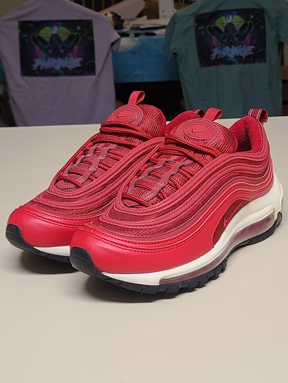 Nike Air Max 97 University Red casual running sneakers size 7